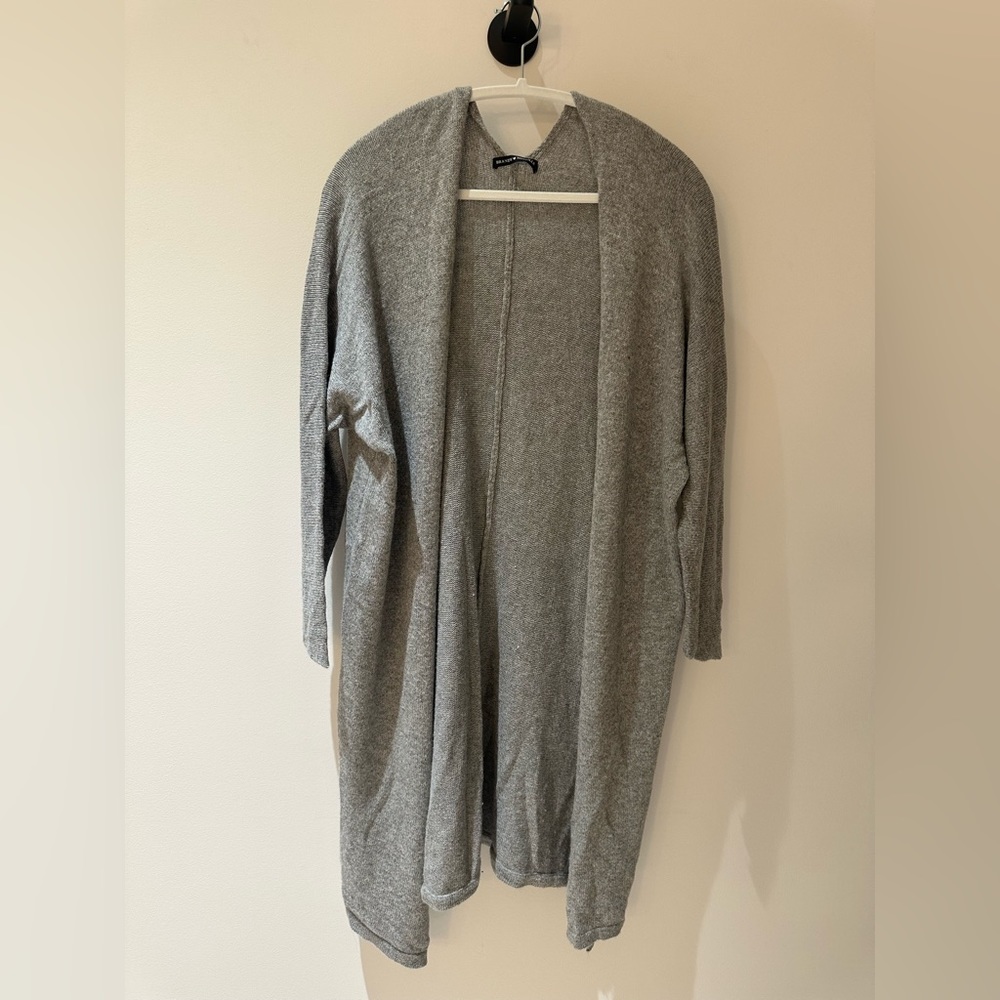 Brandy Melville Long Gray Cardigan - Picture 7 of 11